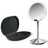Kosmeetiline peegel Simplehuman ST3004, 10x, LED valgustusega, reisipeegel