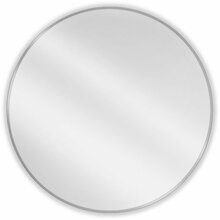 Vannitoapeegel Mexen Loft Round, 90 cm, hõbedane/roostevaba teras/inox