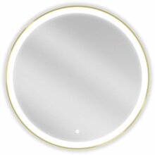 Vannitoapeegel Mexen Esso Gold, 80 cm, LED valgustusega, kuldne