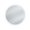 Peegel Comad Venus 80, 80 x 80 cm, LED valgustusega, hõbedane