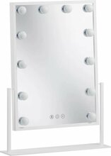 Kosmeetiline peegel Eltap Flamnate, 30 x 47.5 cm, valge