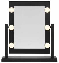 Kosmeetiline peegel 4Living, 629382, 37 x 41 cm, LED, must