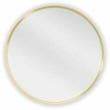 Vannitoapeegel Mexen Loft Round, 50 cm, kuldne
