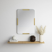 Peegel Kalune Design Pera, 50 x 70 cm, kuldne