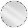 Vannitoapeegel Mexen Loft Round, 100 cm, must