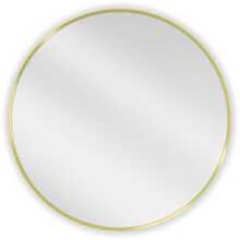 Vannitoa peegel Mexen Loft Round, 70 cm, kuldne