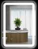 Vannitoapeegel Homcom Kleankin, 50 x 70 cm, LED valgustusega, IP44