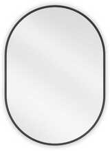 Vannitoapeegel Mexen Loft Oval, 70 x 50 cm, must