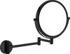 Kosmeetiline peegel Deante Round ADRN811, 23.2 x 28.2 cm, must, kahepoolne, suurendus x3