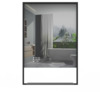 Peegel Vinchome Springfield, 60 x 90 cm, LED valgustusega, must