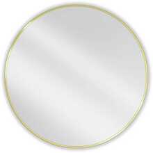 Vannitoa peegel Mexen Loft Round, 90 cm, kuldne