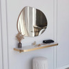 Peegel Kalune Design Gusto, 75 x 55 cm, kuldne
