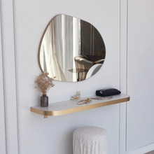 Peegel Kalune Design Gusto, 75 x 55 cm, kuldne