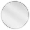 Vannitoapeegel Mexen Loft Round, 60 cm, hõbedane/roostevaba teras/inox