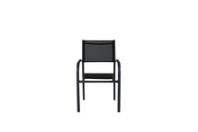Aiatool Venture Design Santorini, 55 x 56 x 90 cm, must, 2 tk