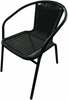 Aiatool BESK Wicker, 55 x 56 x 74 cm, must