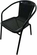 Aiatool BESK Wicker, 55 x 56 x 74 cm, must