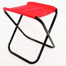 Matkatool BESK Camping, 37 x 27 x 40 cm, must/punane