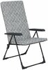 Aiatool Patio Barletta Black Edition H039-06PB, 70 x 59 x 104 cm, must/hall/valge