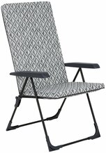 Aiatool Patio Barletta Black Edition H039-06PB, 70 x 59 x 104 cm, must/hall/valge