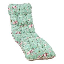 Lamamistooli padi Home4You Baden-Summer, 48 x 165 cm, roheline/roosid
