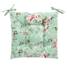 Välitooli padi Home4you Summer T1150337, 40 x 40 cm, roheline/roosa