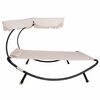 Kaheinimese lamamistool Springos GF2001, 175 x 200 cm, beež