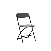 Kokkupandav välistool 4IQ, 43.5 x 43 x 79 cm, must