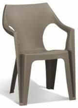 Aiatool Keter Dante Low Back, 57 x 57 x 79 cm, pruun