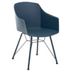 Söögitool Mirpol Clara SL-7021W, 57 x 55.5 x 84.6 cm, tumesinine