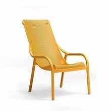 Aia tugitool Nardi Net Lounge, 90 x 62 x 99 cm, kollane