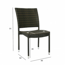 Aiatool Garden4you Wicker, 60 x 49.5 x 92 cm, pruun