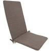 Välimööbli toolipadi Home4you Simple T1120820, 48 x 115 cm, pruun