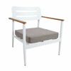 Aiatool Home4you Firenze 77693, 75 x 70 x 80.5 cm, valge/hall