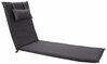 Lamamistooli padi Home4you Wicker, 55 x 195 cm, tumehall