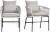 Aiatoolide komplekt Outsunny, Boho stiil, metallraam, 2 tk