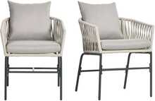 Aiatoolide komplekt Outsunny, Boho stiil, metallraam, 2 tk