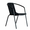 Aiatool Patio Detroit, must, 54 x 56 x 72 cm
