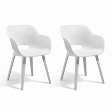 Aiatoolid Keter Akola, 2 tk, 56.7 x 55.2 x 80.1 cm, valge