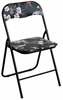 Kokkupandav tool Patio Flower, 44 x 46.5 x 78 cm, must