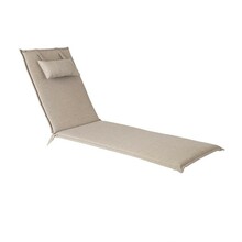 Lamamistooli kate Home4you Wicker, 55 x 195 x 3 cm, beež
