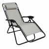Kokkupandav aiatool-lamamistool Patio Relax, 165 x 65 x 114 cm, hall/must