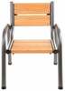 Aiatool Patio Park Lux, 74 x 65 x 86 cm, pruun/hall