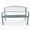Aiapink Longwell Industrial, 53 x 125 x 82 cm, grafiit, seljatoega