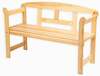 Aiapink Folkland Timber Friiz 130, 125 x 45 x 80 cm, pruun/valge