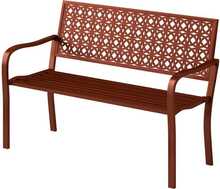 Aiapink Outsunny, 127 x 63 x 85 cm, punane, 2-kohaline, ilmastikukindel, maksimaalne kandevõime 240 kg
