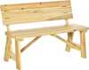 Puidust aiapink Outsunny, 116 x 56 x 80 cm, kuni 220 kg