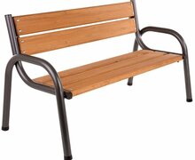 Aiapink Patio Park Lux II, 150 x 74 x 86 cm, pruun/hall