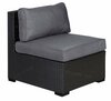Mooduldiivan Home4you Sevilla, 67 x 76.5 x 74.5 cm, must