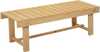 Aiapink Outsunny, 2-kohaline, 110 x 38 x 35 cm, naturaalne